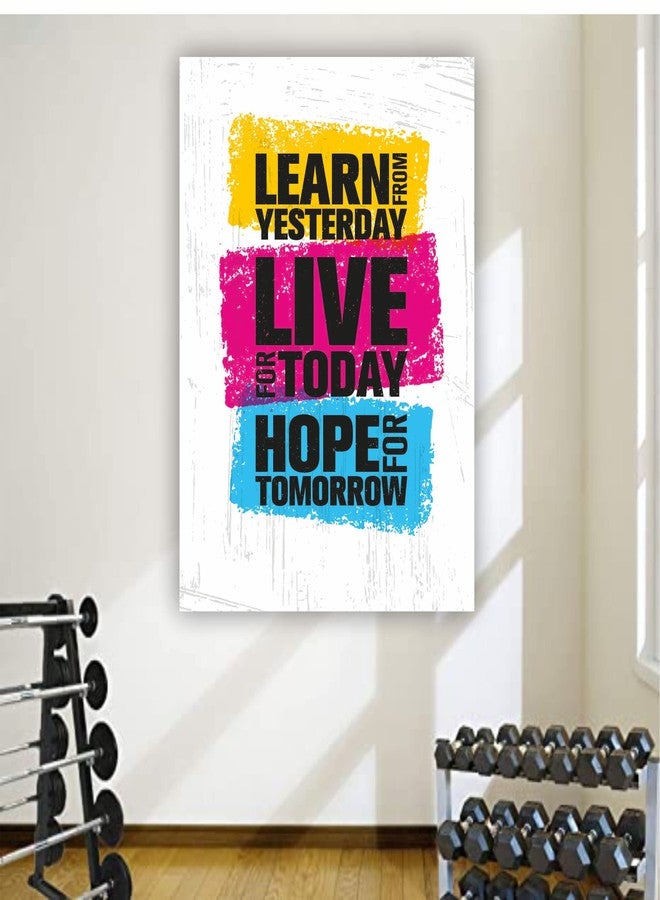 DECOR PRODUCTION Gym Quote Motivational Wallpaper Poster | Wall Sticker |Self Adhesive Vinyl for Fitness Room, Office Decor,Home Decor, Bedroom, Hall, Gym Room etc(Size-24x36 inch)_07 (Design 04) - Image 4